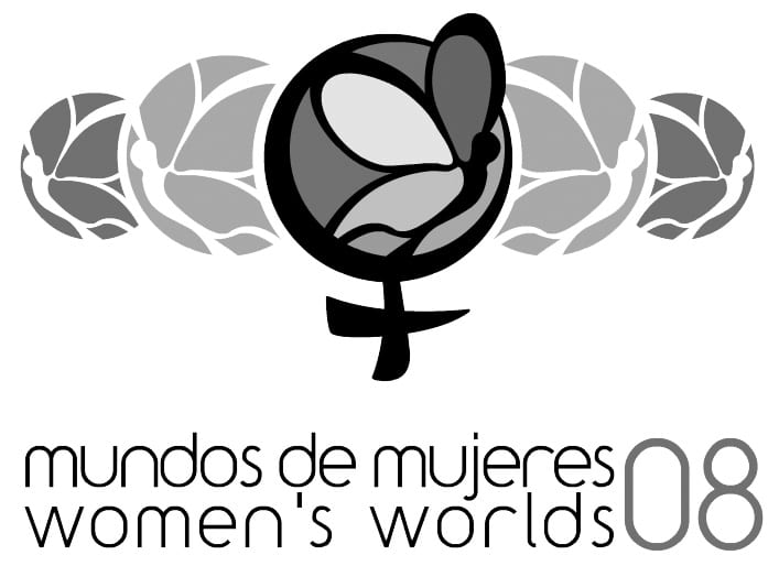 mundos de mujeres / women's worlds 08 대회 엠블럼